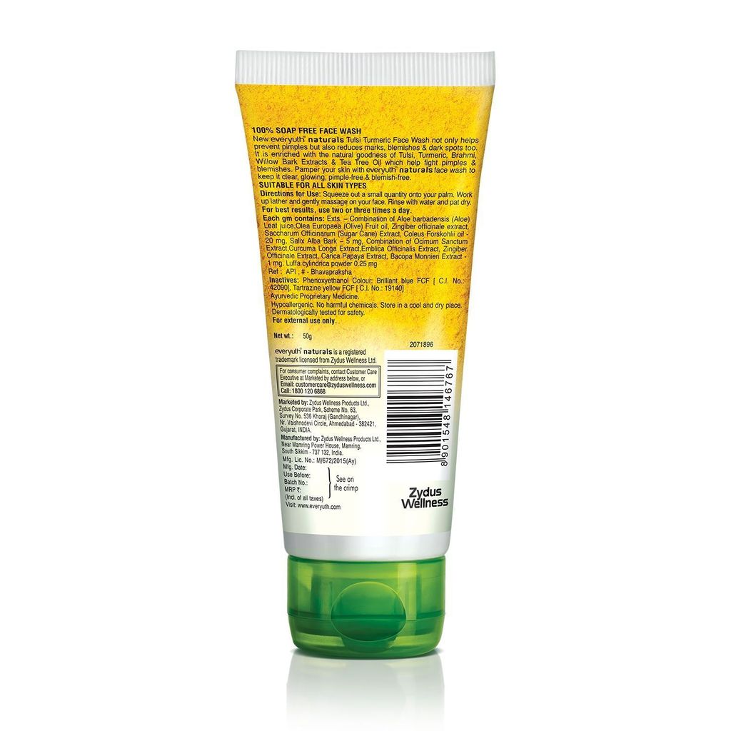 EverYuth Tulsi Turmeric Face Wash (50 g) view 2
