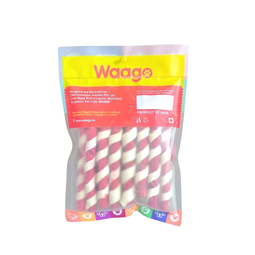 Waago Dog Chew Spiral Lamb Munchies Stick 300 gm view 2