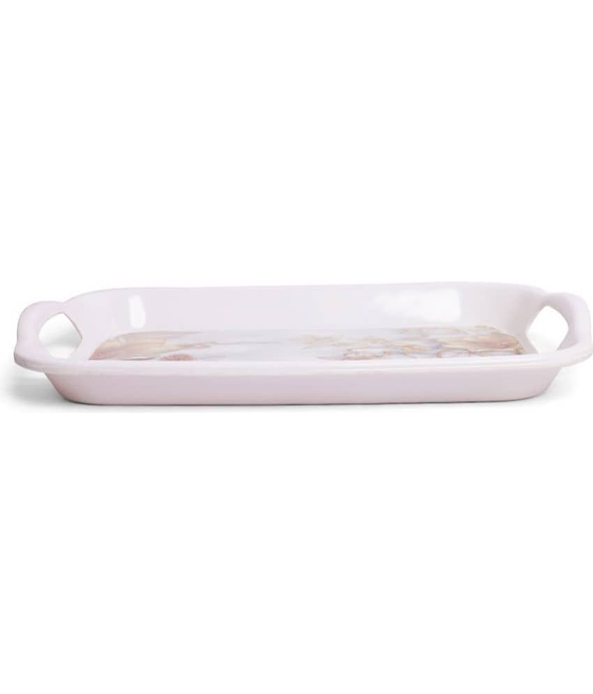 HomePro Fancy Design Tray Multicolor Serving Tray ( Set of 1 ) view 2