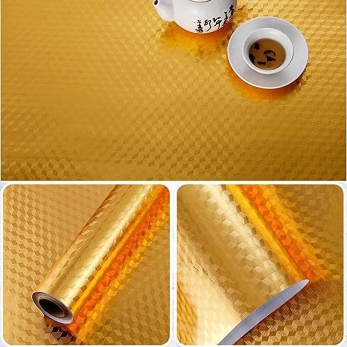 Store 4 Hope, Kitchen Oil Proof Aluminium Foil Stickers,Kitchen Backsplash Wallpaper,Self-Adhesive Wall Sticker Waterproof Anti-Mold and Heat Resistant for Walls Drawer. view 2