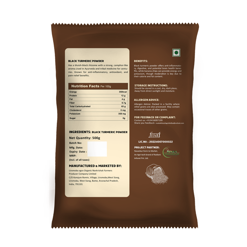 Black Turmeric Powder view 2