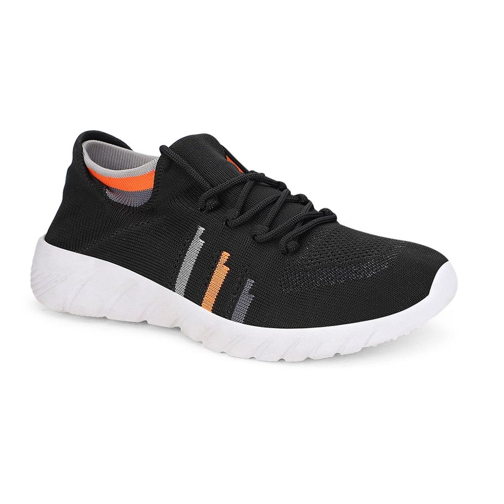 ontour Shoes Solid Black Shooes For Men view 2
