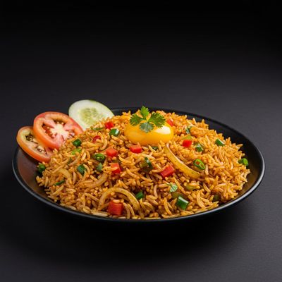 Egg Manchurian Rice