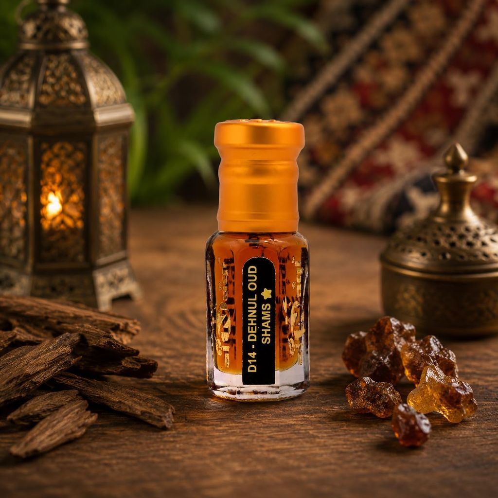 alnaqi fragrances Dehnul Oud Shams Attar/Perfume Oil, Arabian Attar, Alcohol-Free Roll-On, Long-Lasting Attar, Strong Arabic Fragrance, Unisex Concentrated Perfume Oil view 2