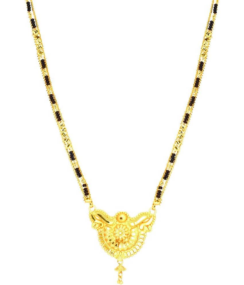 JIPPA - Golden Mangalsutra ( Pack of 1 ) view 2