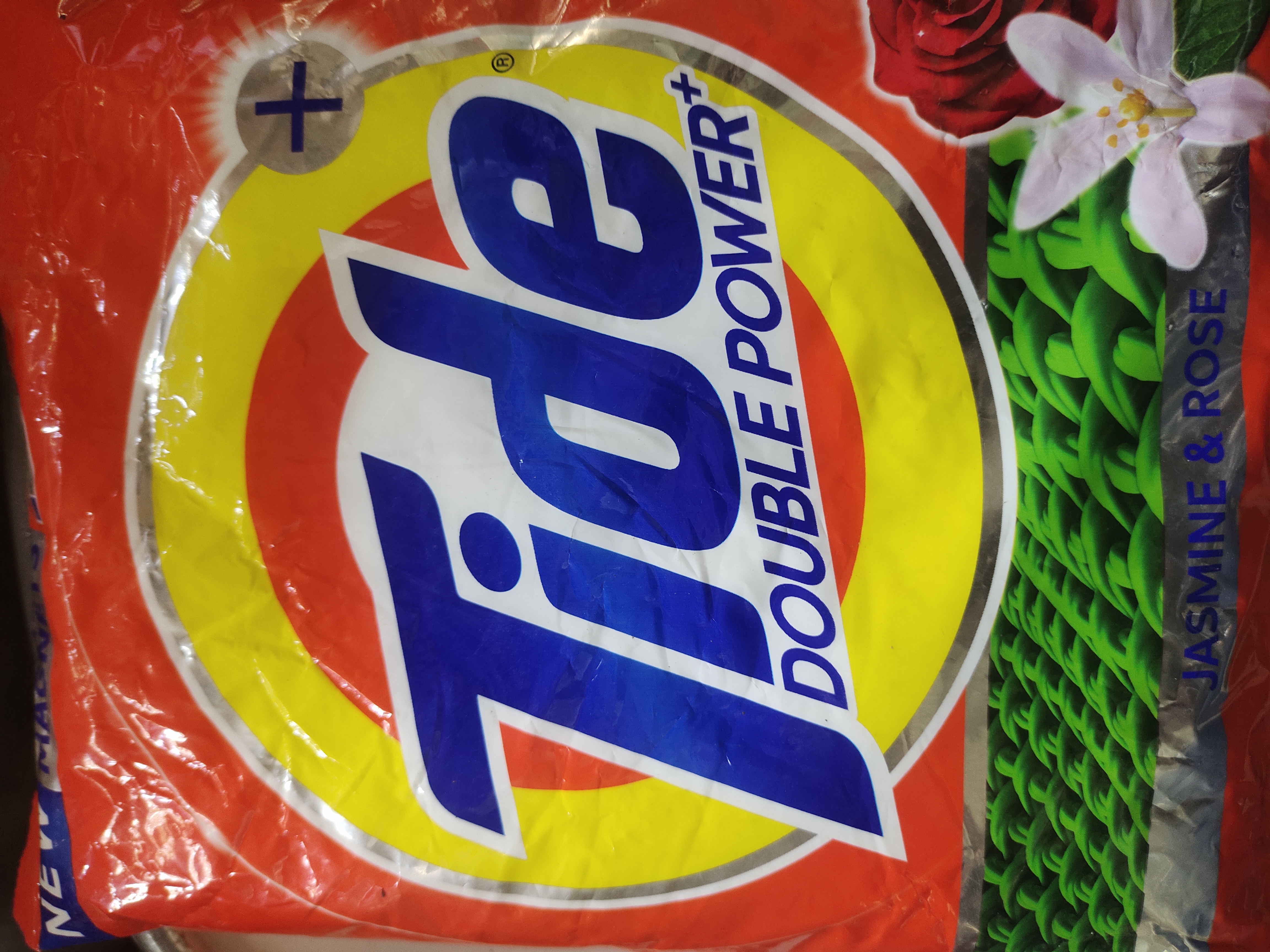 Tide + dobule power detergent powder Jasmin & rose