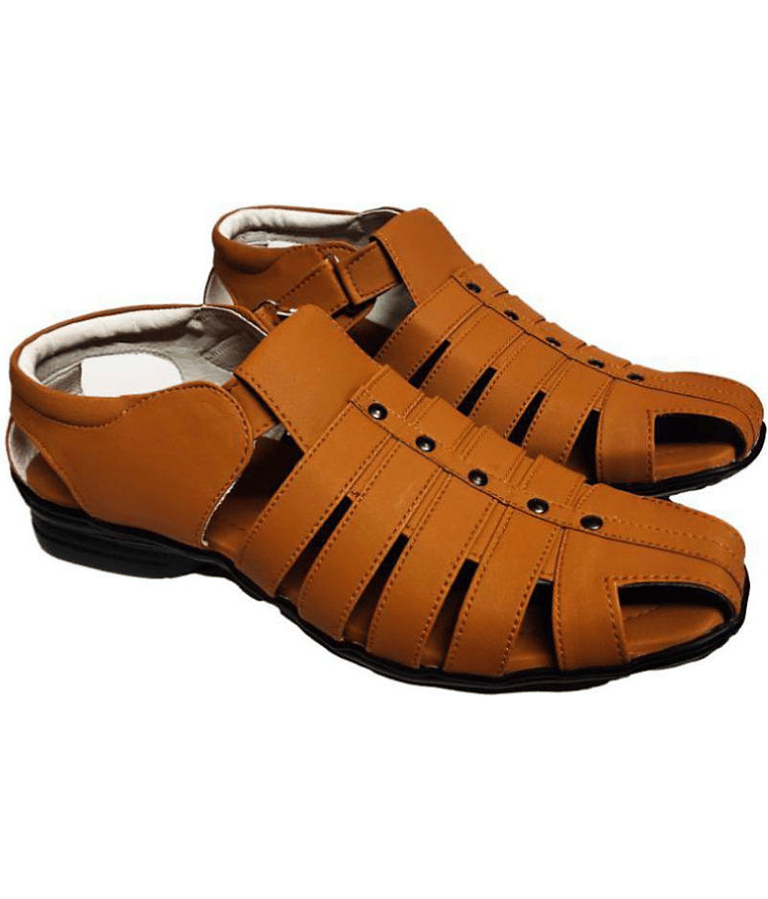 RAGE GAZE - Beige Men's Sandals view 2