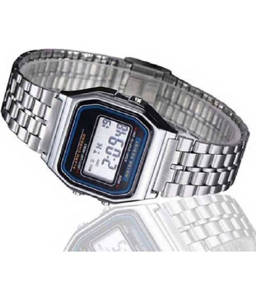 Viser Watches silver chain-dial Digital Watch - For Boys GOOD QUALITY PRODUCT GOOD AND FAST SERVICE Digital Watch - For Boys view 2