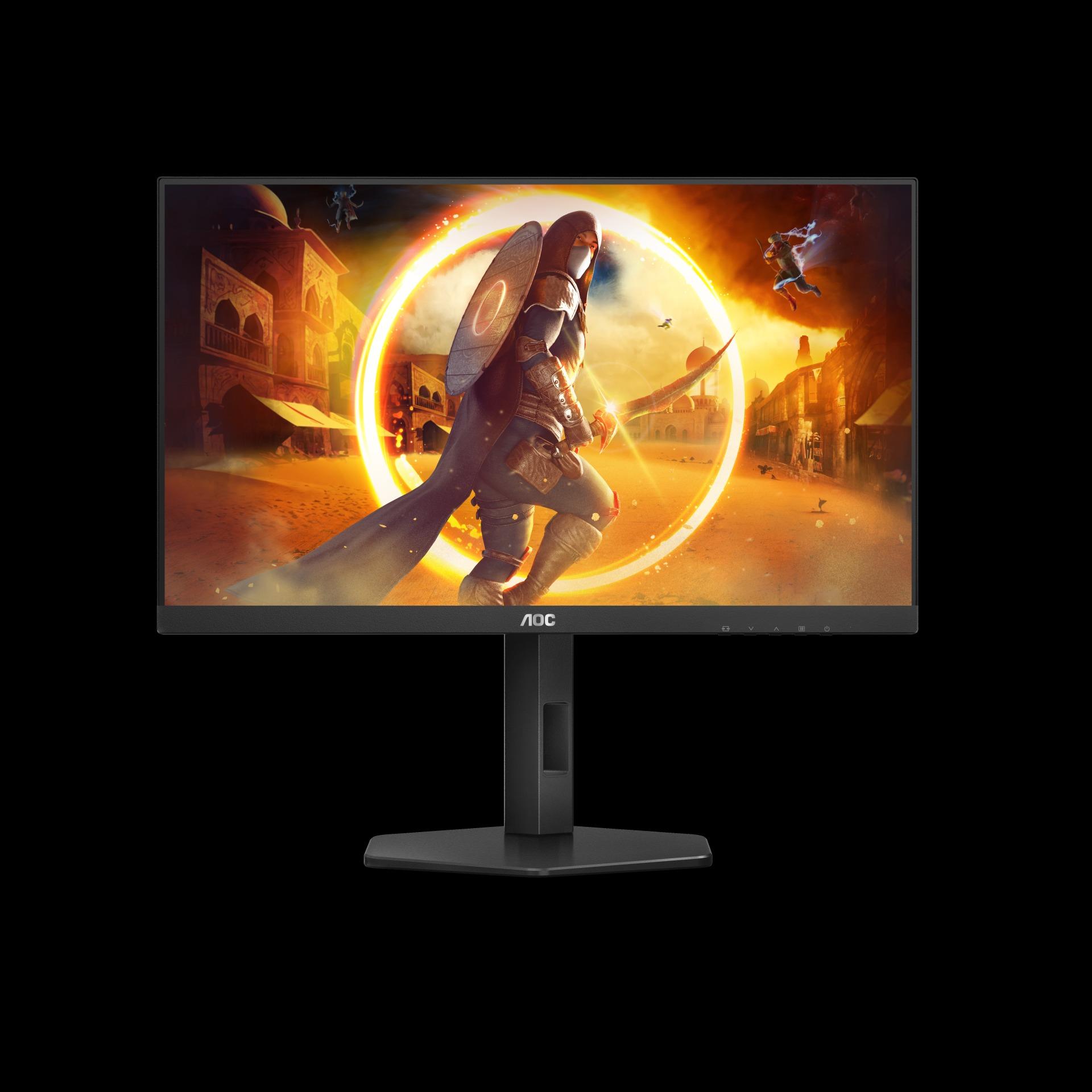 AOC 24" FAST IPS, FHD 1920x1080, 180 Hz, 0.5ms, 300 cd/m², HDMI 2.0 x 1, DP 1.4 x 1, NTSC 113% / sRGB 126%, Adaptive Sync