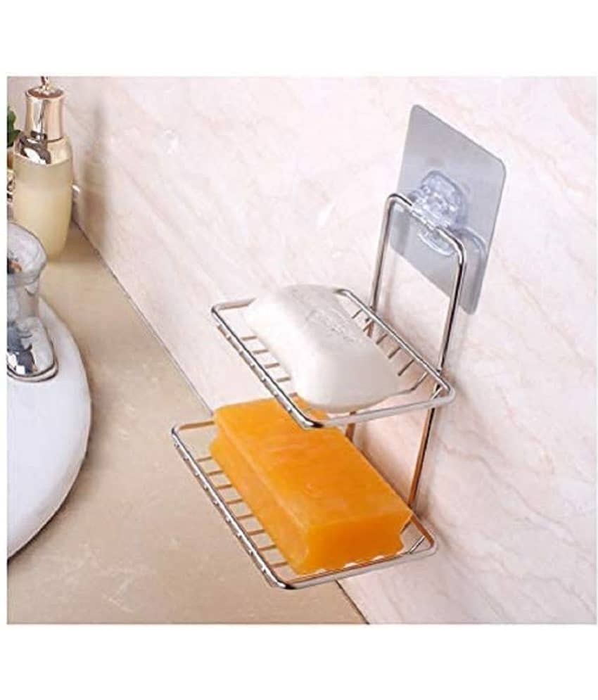 Self Adhesive Wall Mounted Soap Sponge Holder - Soap Dish view 2
