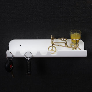 Sarvatr Acrylic Key Holder with Shelf Multipurpose Jewelry Holder/Scarves Holder Acrylic Key Holder view 2