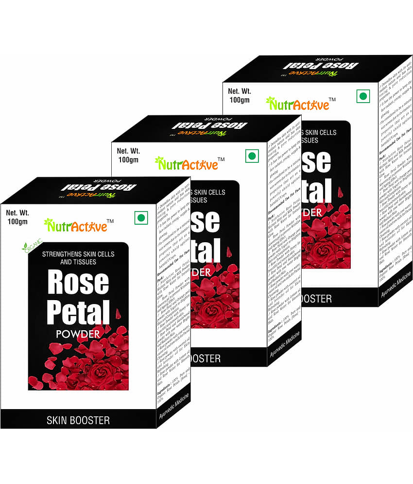 Nutractive Rose Petal Powder 100 Gm Pack of 3