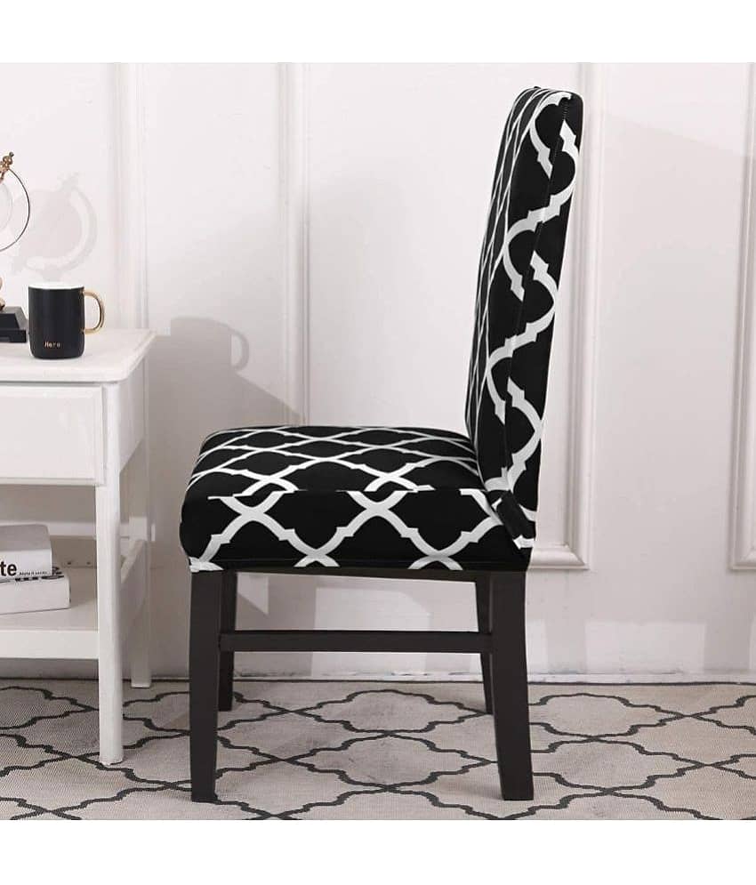 House Of Quirk 1 Seater Polyester Chair Cover ( Pack of 6 ) view 2