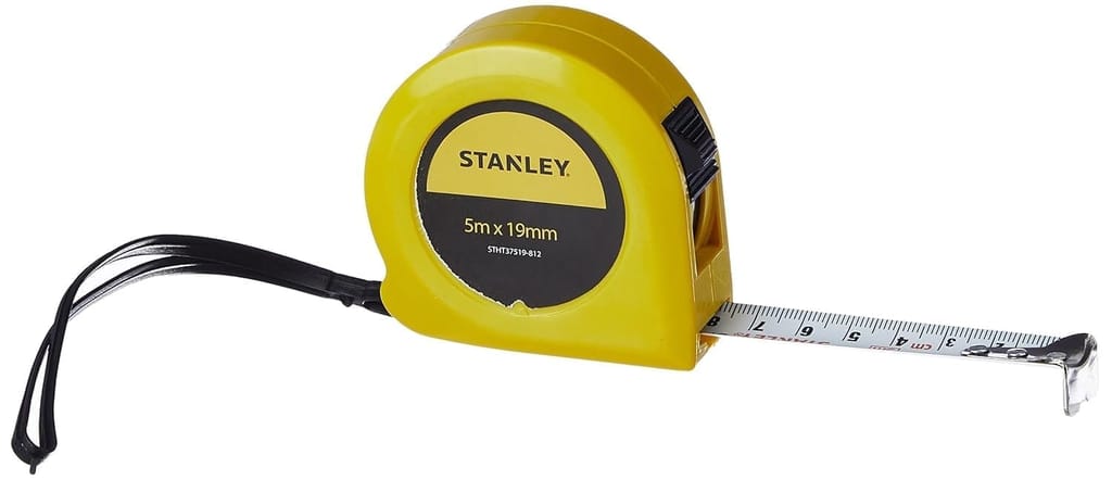 Stanley Measuring Tapes Short Tape Rules With Lock 5M X 19Mm STHT37519-812 view 2