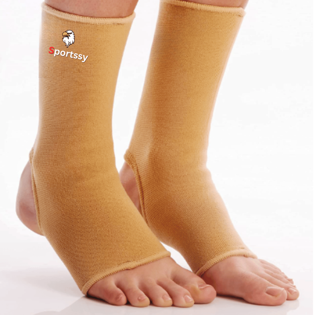 Ankle Support Brace - Breathable Elastic Ankle Wrap for Sprained Ankle, Swelling, Pain Relief - Adjustable Compression Sleeve for Men & Women