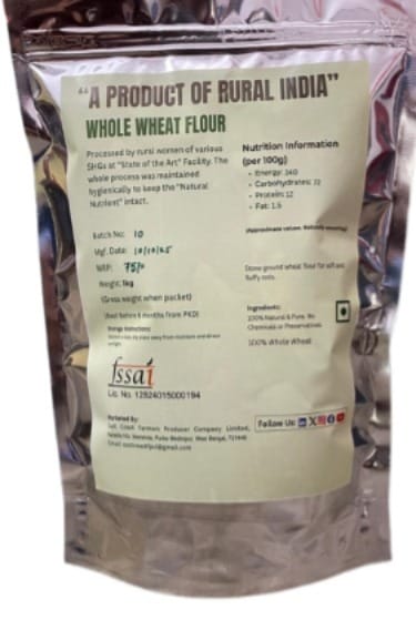 EAST COAST FPC LTD. 100% Natural Whole Wheat Flour - 500g view 2