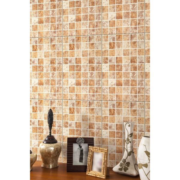 Orientbell Wall Tiles Square Brown 15 Pcs