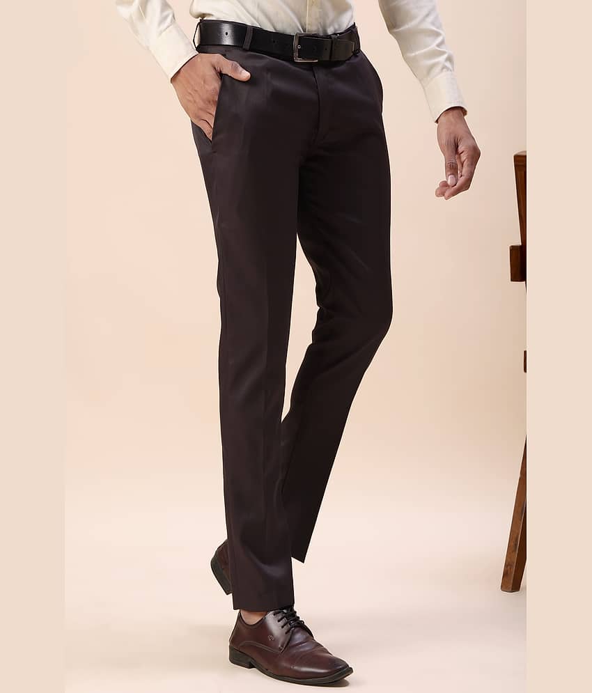 MOUDLIN Regular Men's Formal Trouser - Black ( Pack of 1 ) view 2