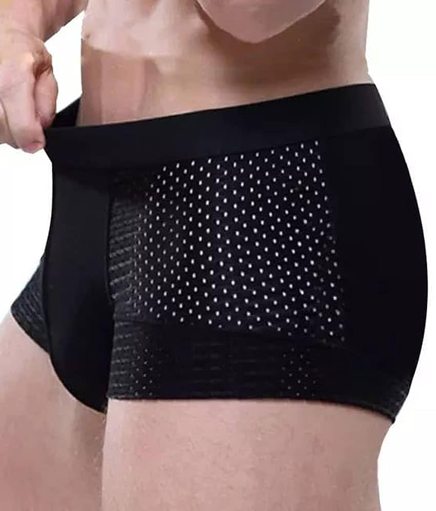 men dot print briefs Pack of 2 Lycra Trunks For Men's ( Multicolor ) view 2
