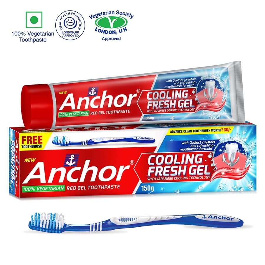 Anchor Cooling Fresh Gel Toothpaste 150Gm X 2