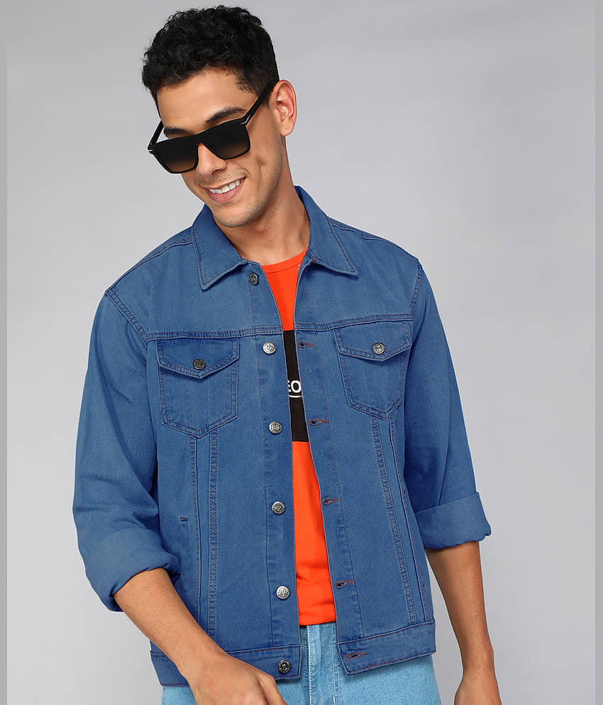 FTX Denim Men's Denim Jacket - Light Blue ( Pack of 1 )