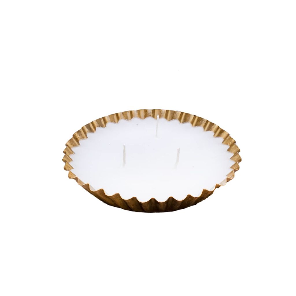 Craftlayout Fragrance Scented Wax Candle 6 Inch Golden view 2
