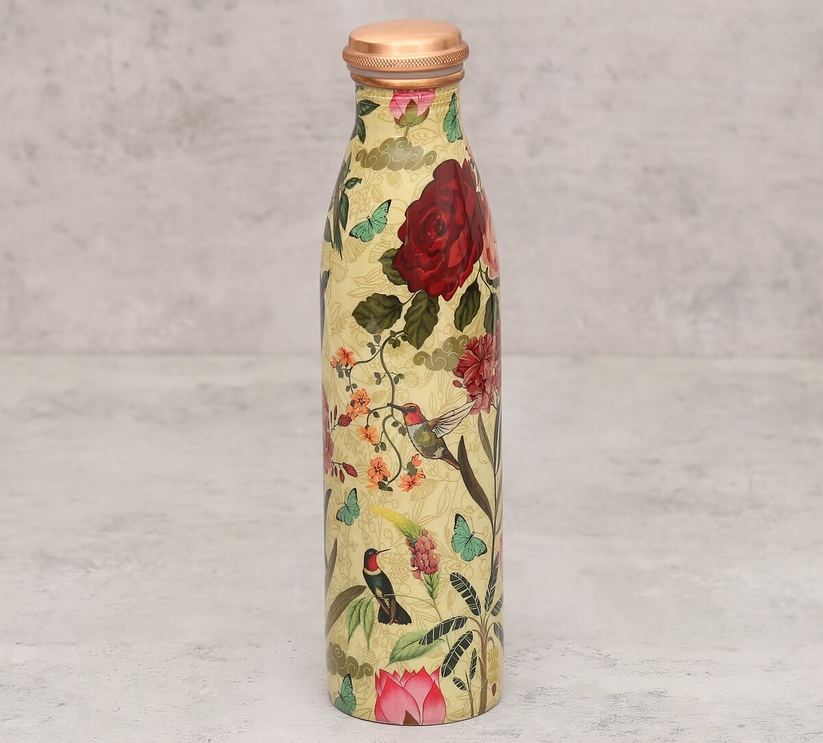 India Circus Bird Land Copper Bottle