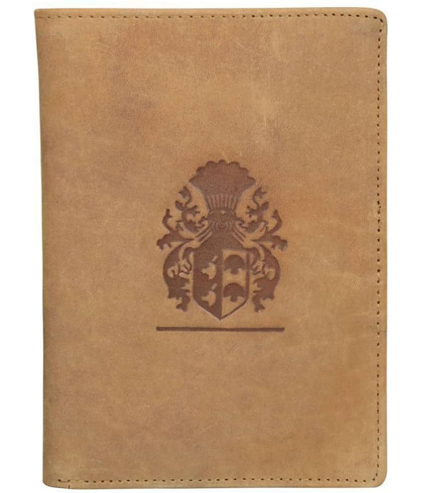 Style 98 Leather Tan Fashion Passport Wallet view 2