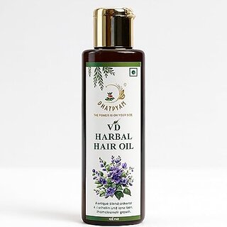 VD Herbal Hair Oil for Hair Growth, Smooth & Strong Roots, 100ml view 2