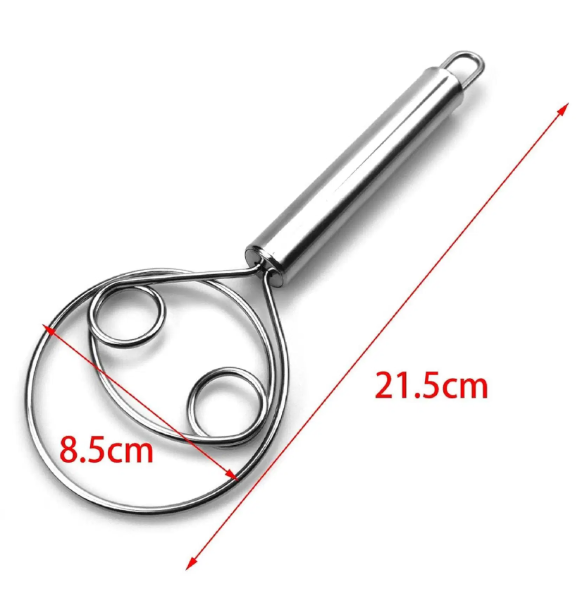 VillWin Stainless Steel Dough Whisk view 2