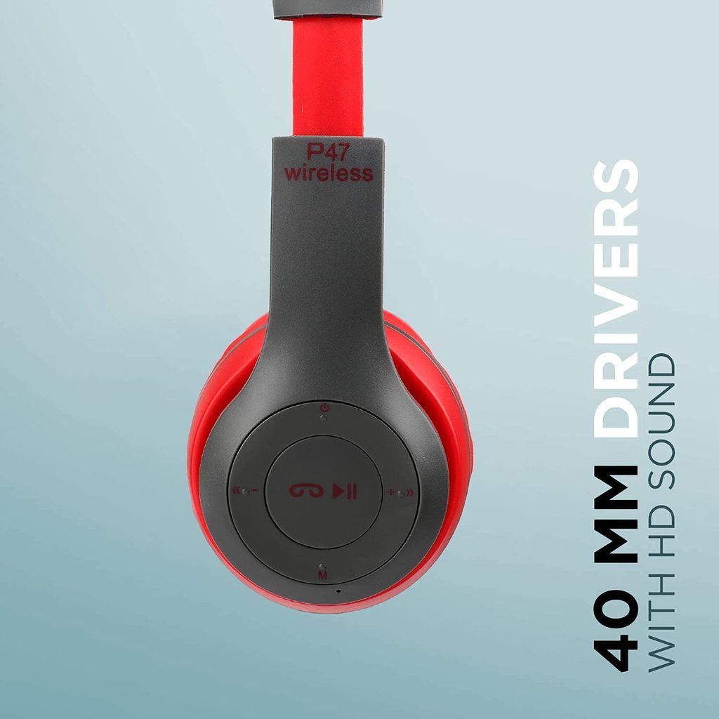 G2L P47 Multifunctional Quality HD Sound Wireless Headphone for All Device for Gaming & Music. view 2