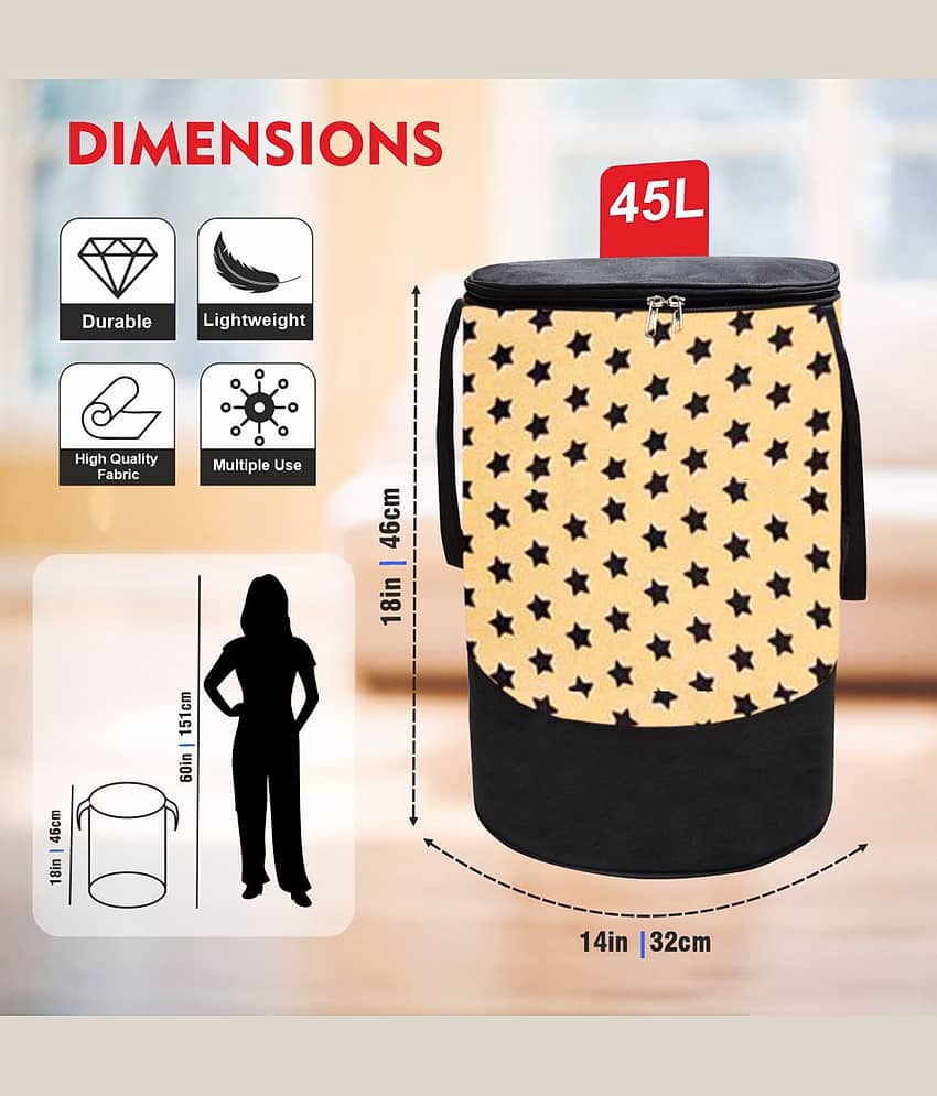 Laundry Bag Waterproof Non Woven Beige 45L Capacity view 2