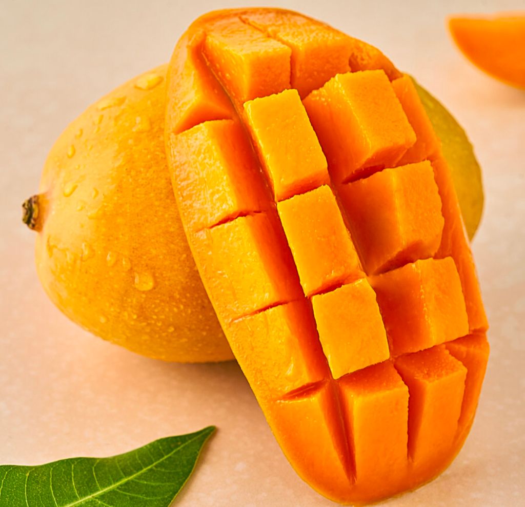 Fresh Kesar mango view 2