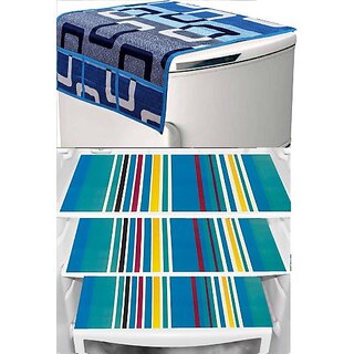 REVEXO Refrigerator Cover (Width: 20 cm, Multicolor) view 2
