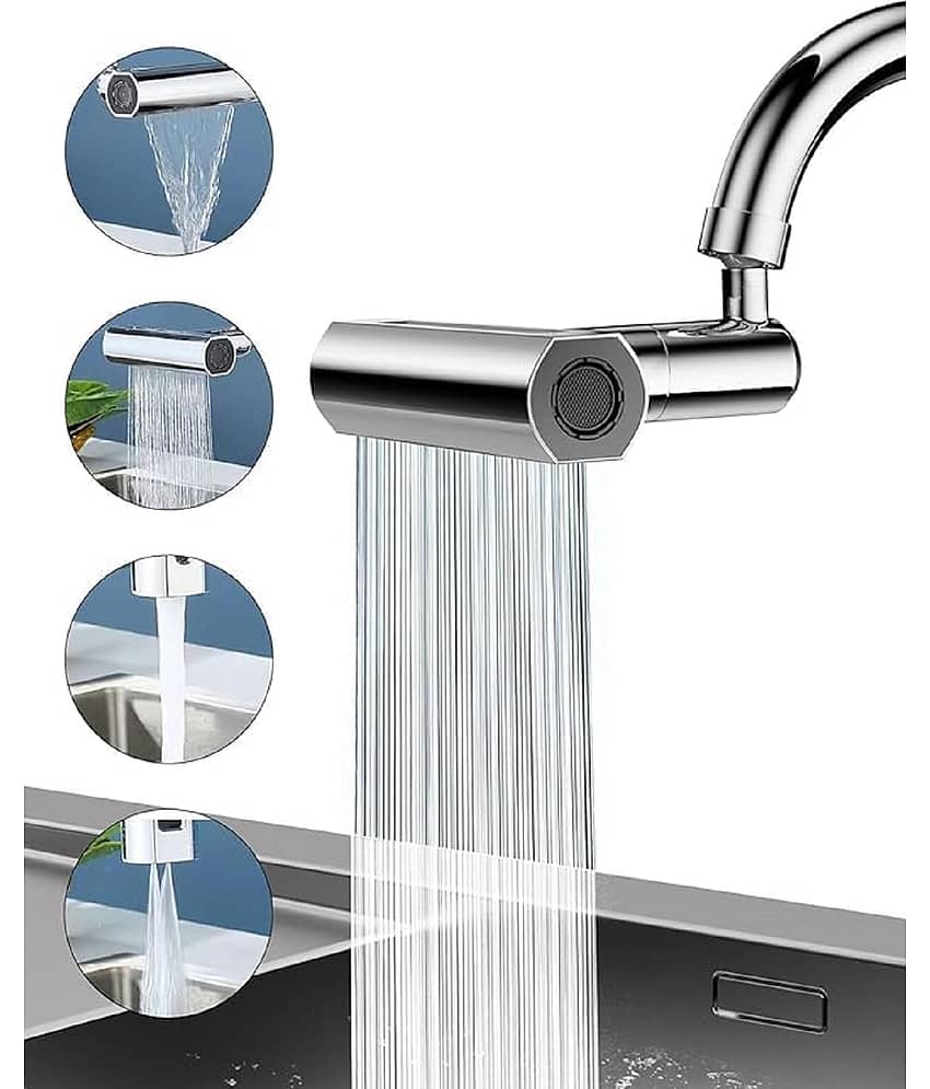 Eighteen Enterprise New 4-in-1 360° Rainfall Kitchen Sink Faucet with Waterfall Feature and Faucet Extender - Swivel Faucet for Washing Vegetables and Fruits | Lightweight, Rain Mode, Strong Sprayer Shower.