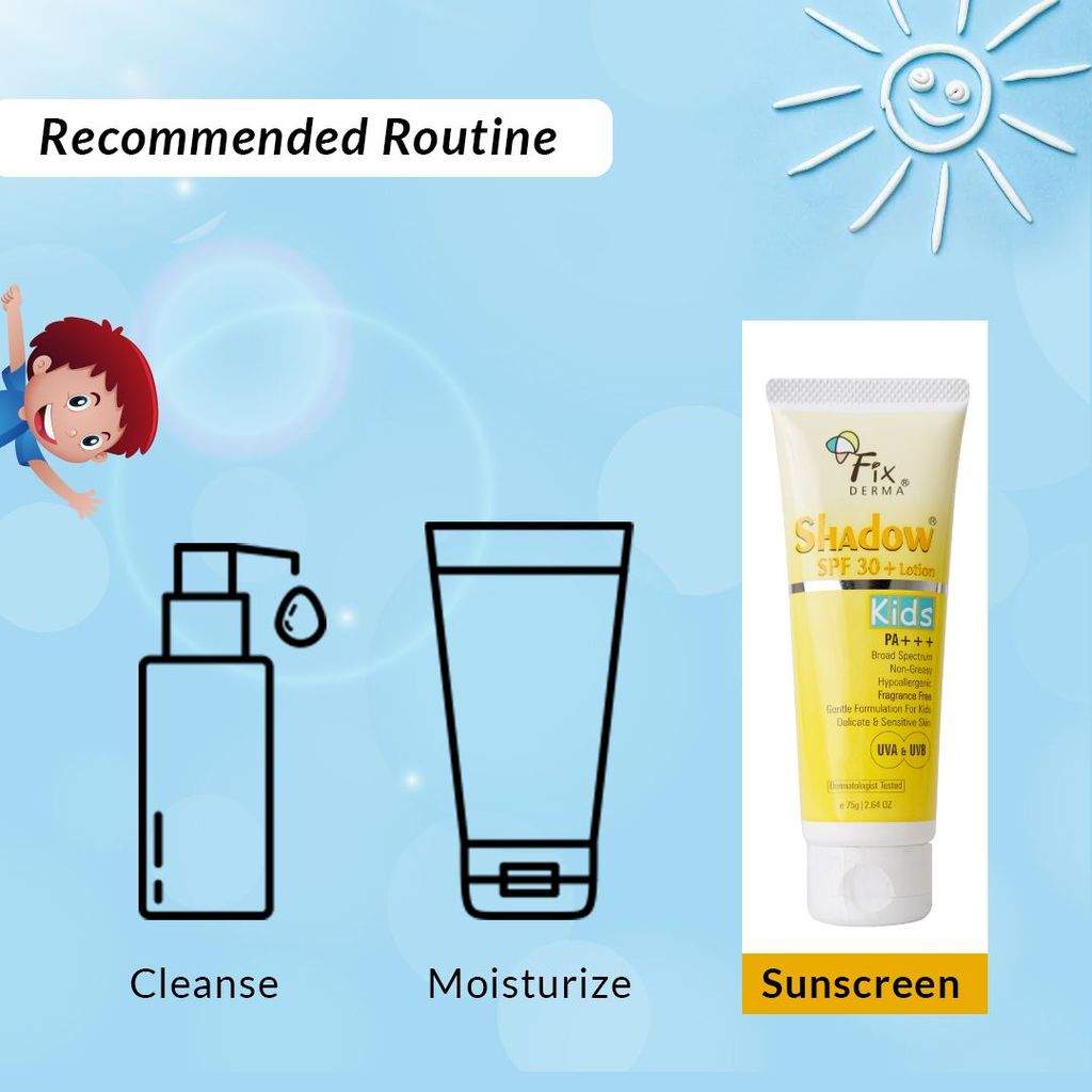 Fixderma Shadow Sunscreen Kids SPF 30+ Lotion view 2