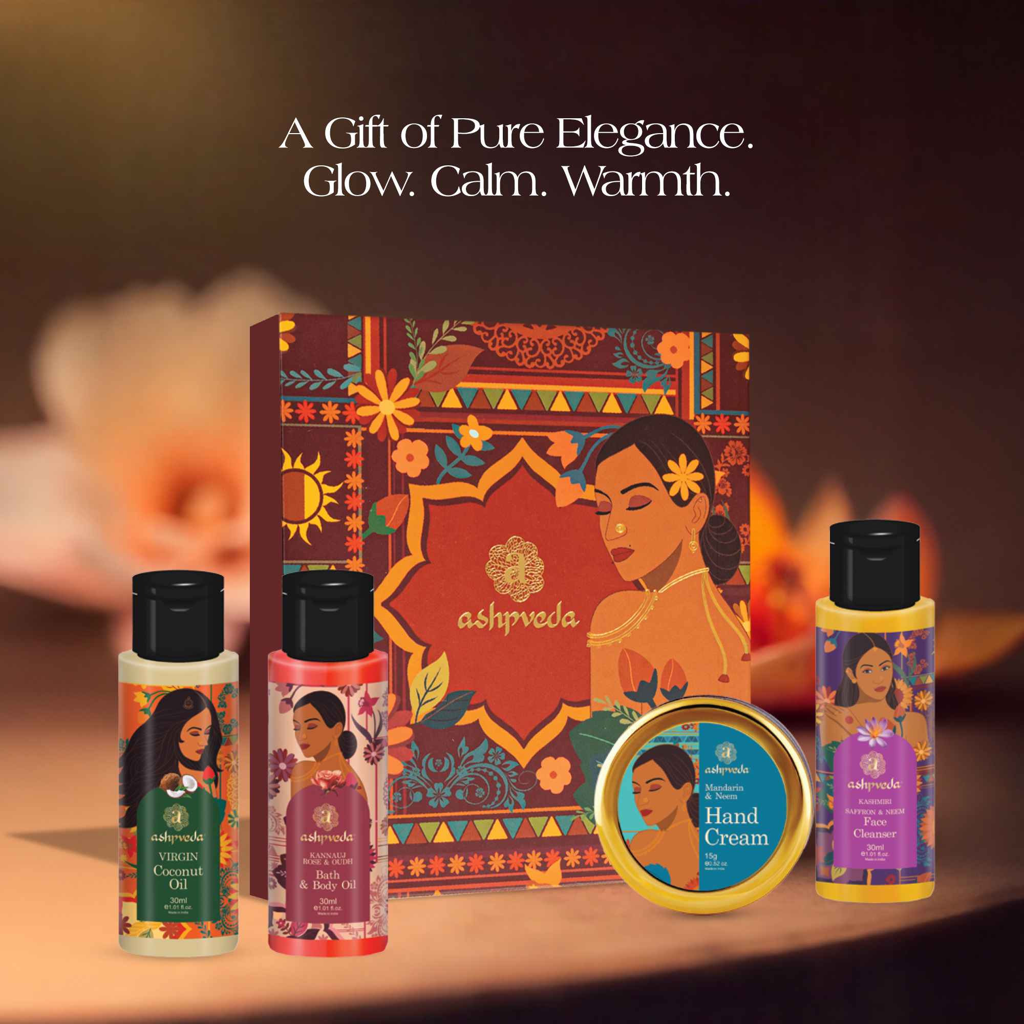 Ashpveda Nature’s Magic Gift Box Skin & Body Care Kit view 2