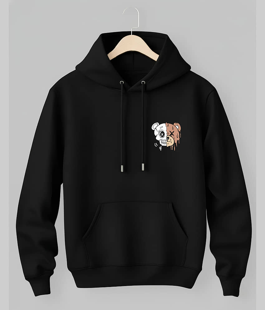 ENITOR Fleece Hooded Men's Sweatshirt - Black ( Pack of 1 ) view 2