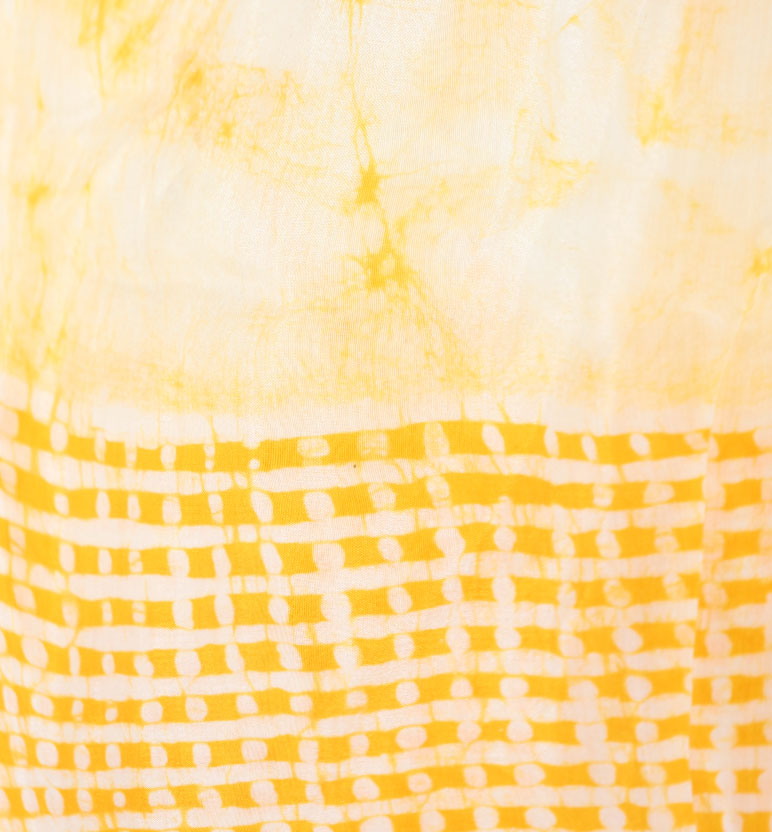 Handcrafted Batik Silk Stole view 2