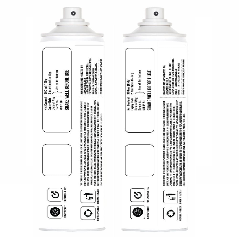 Aura Aerosols Air Freshener 300ml (Pack of 2) - Lavender & Tube Rose view 2