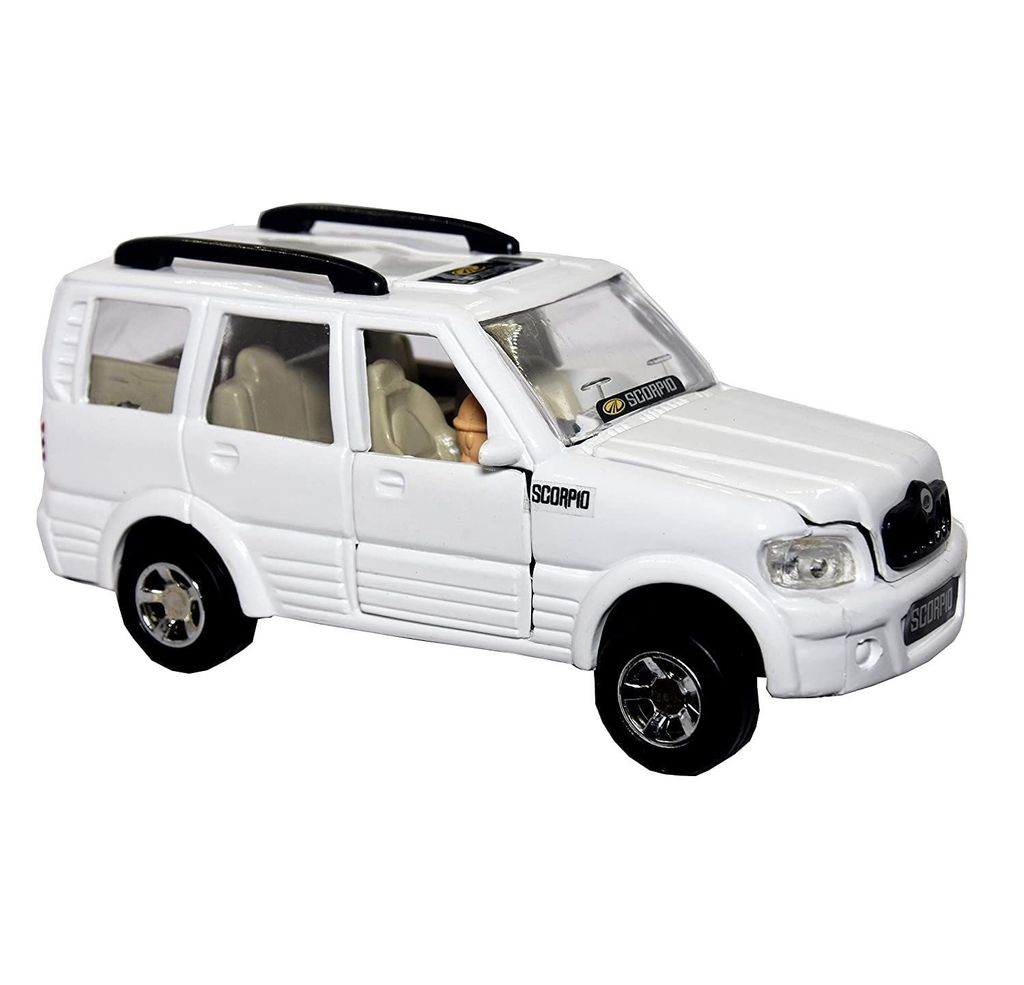 Cube Play Pull Back Indian Scorpio CAR for Kids. | with Opening Doors and Hood Opening. | Miniature Scaled Models Toy CAR (Pull Back Toys) view 2