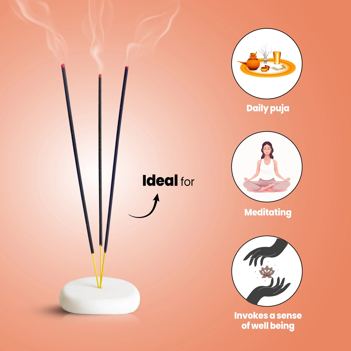 Giri Musk Incense Sticks - 250 Gms | Nature Fragrance Agarbatti | Agarbathi for Pooja view 2