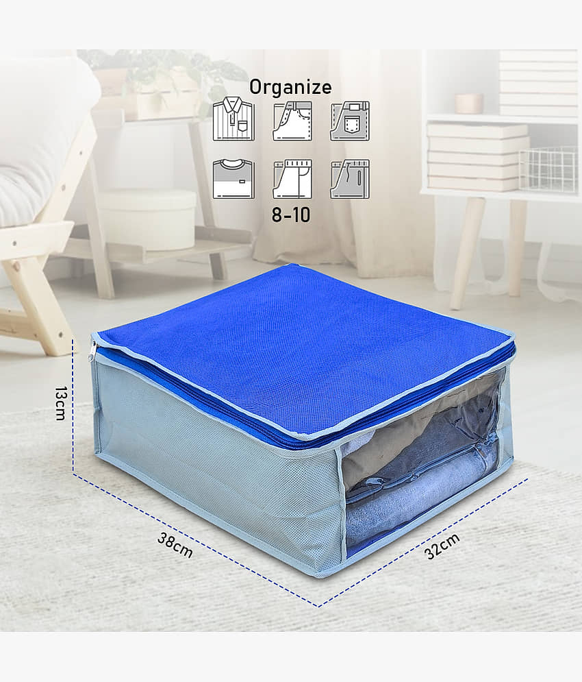 SH NASIMA -Set of 2 Non Woven Underbed Storage Bag Clear Window & Zipper Lock view 2