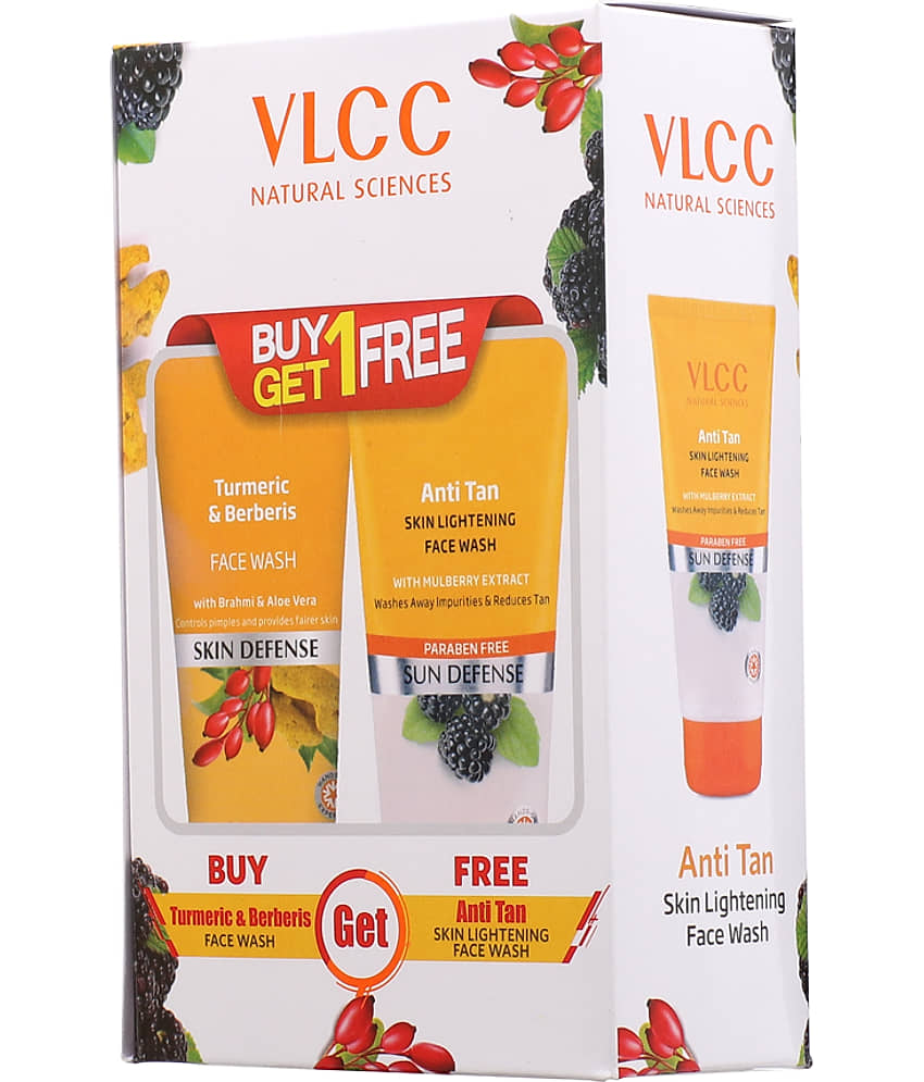 Vlcc Turmeric & Berberis Face Wash , 300Ml , Anti Tan & Skin Brightening Facewash view 2