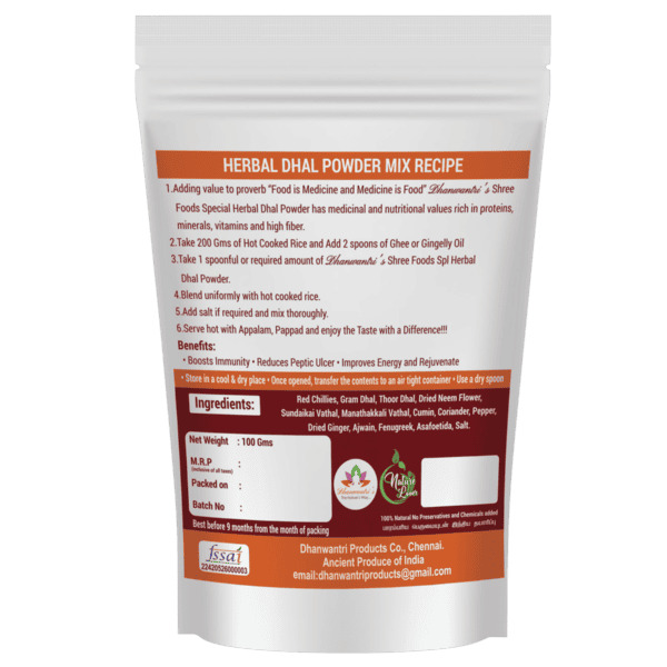 Herbal Dhal Powder 100 Gms view 2