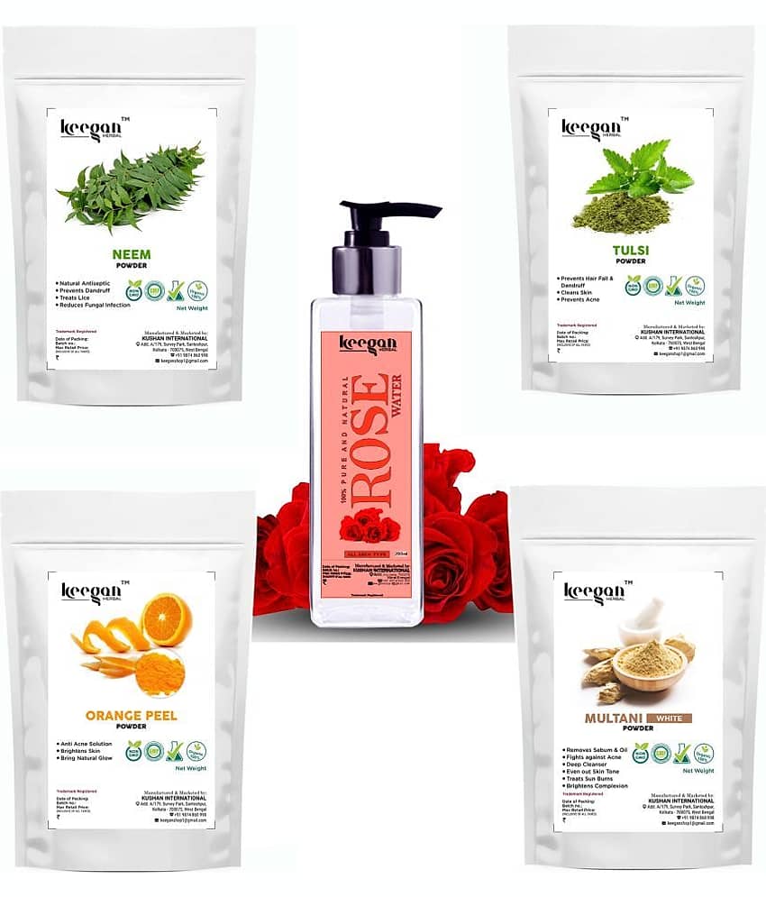 Keegan - Skin Brightening Facial Kit For All Skin Type ( Pack of 5 )