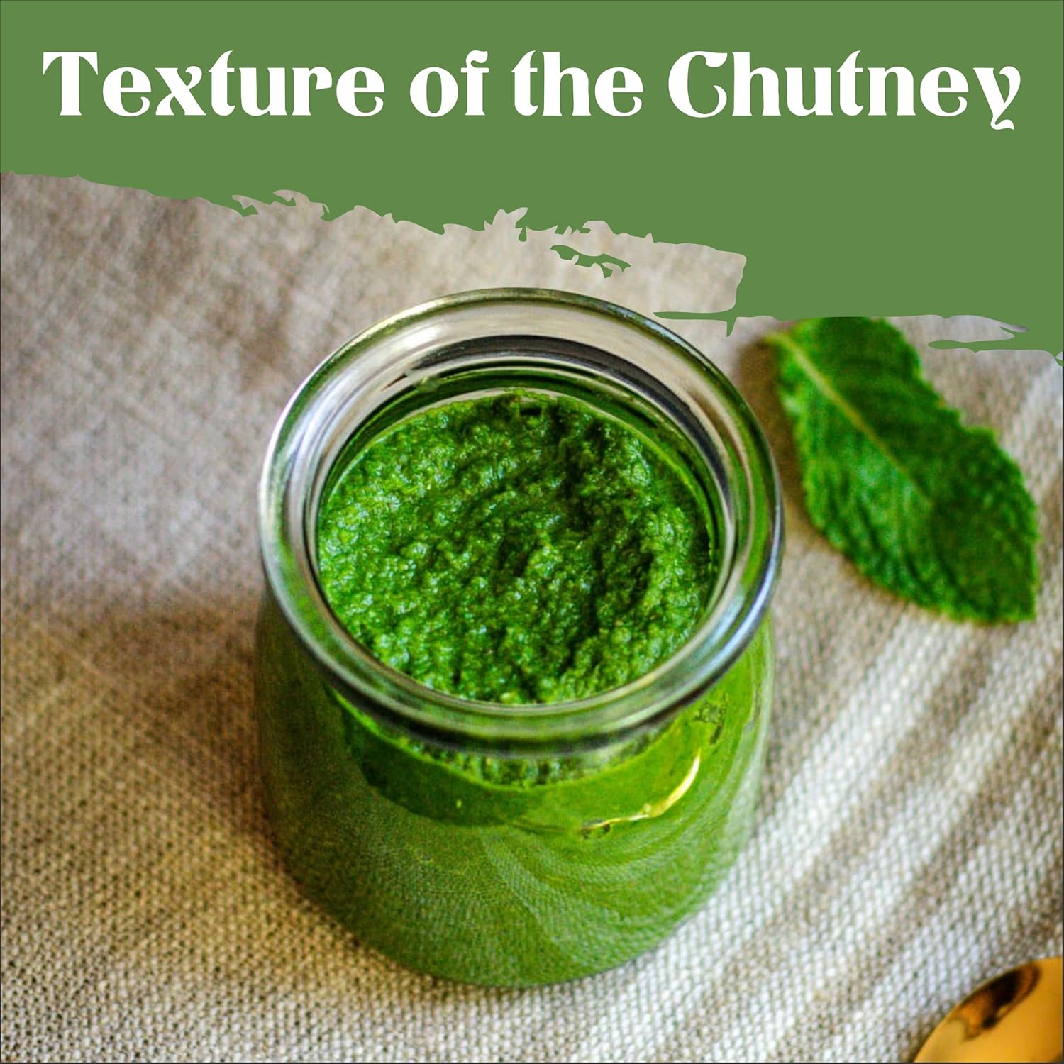 Farm Dadi Mint Chutney Made in 100% Olive Oil | Cool and Vibrant,Offers The Perfect Blend of Mint, Green Chillies | Serve with Kebabs, Tandoori Starters, or Enjoy as a Spread | 325g view 2