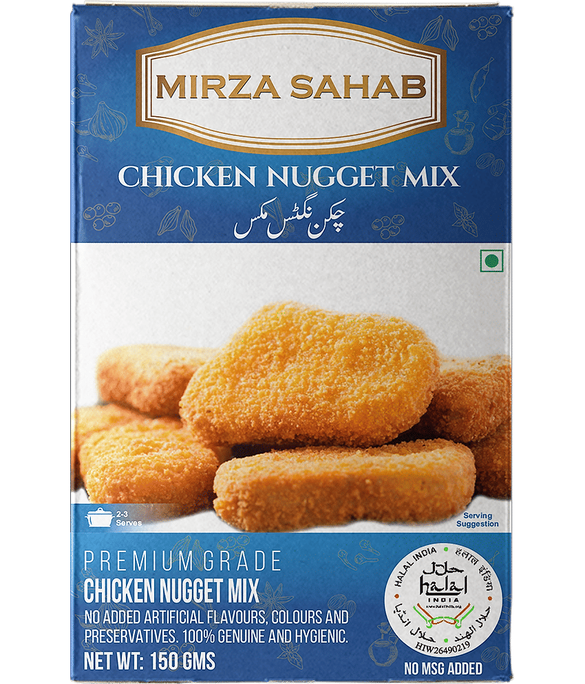Mirza Sahab Chicken Nugget Mix Instant Mix 150 gm Pack of 4 view 2