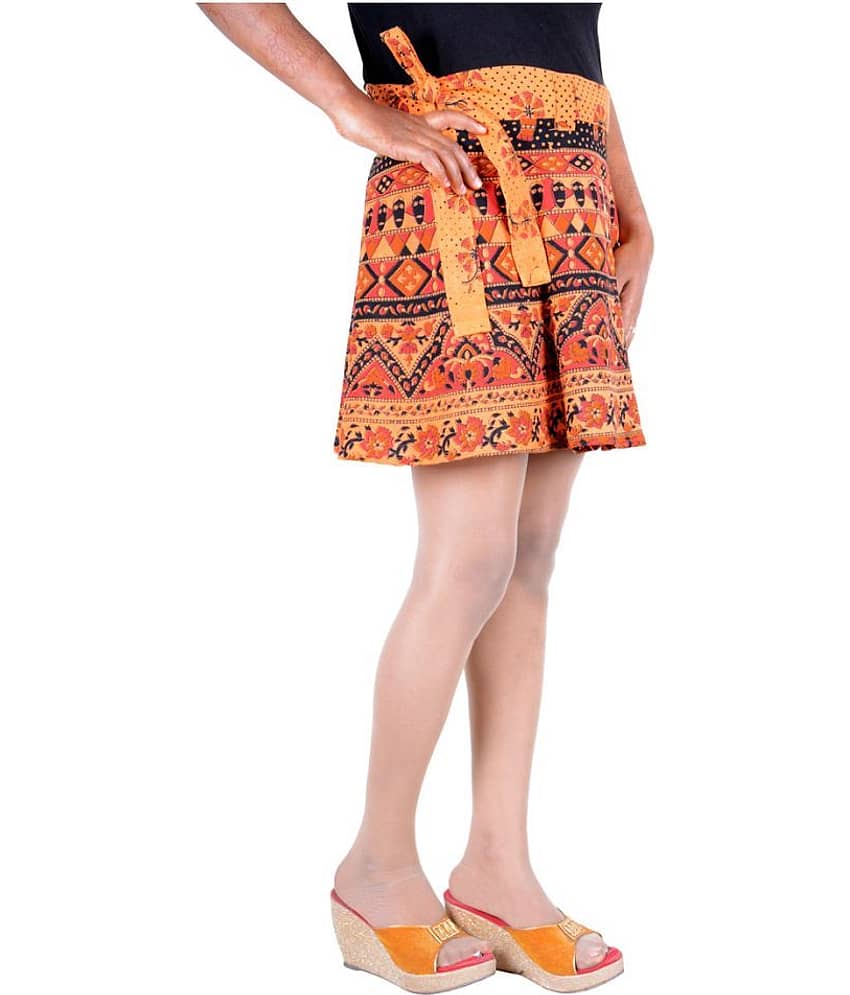 Sttoffa Cotton Wrap Skirt view 2
