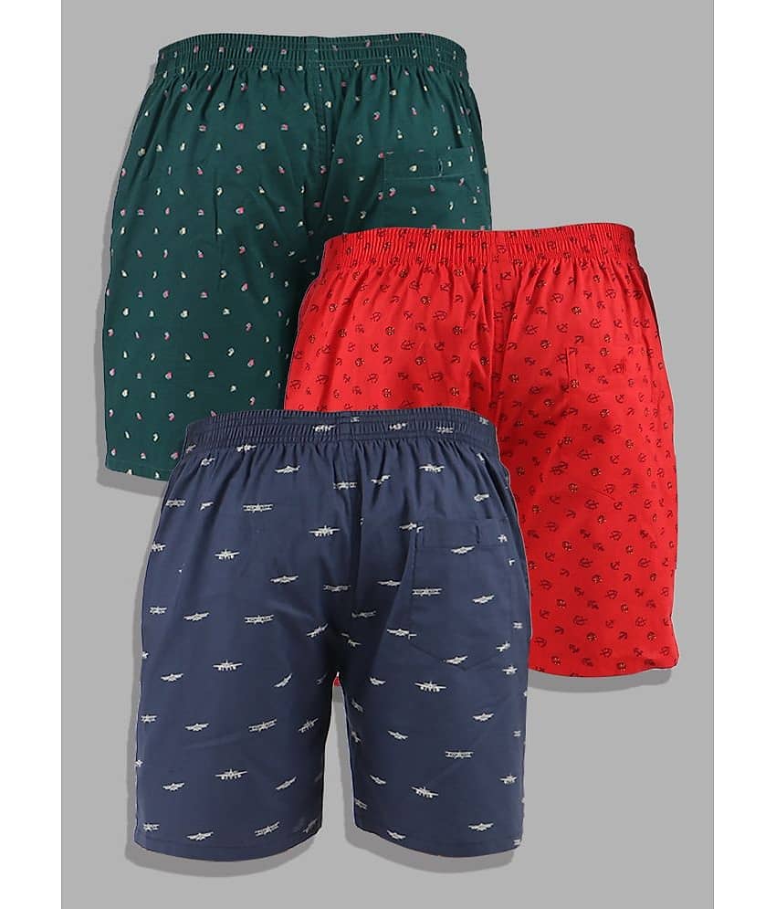 Supersquad Pack of 3 Cotton Boxers For Men's ( Assorted 5 ) view 2